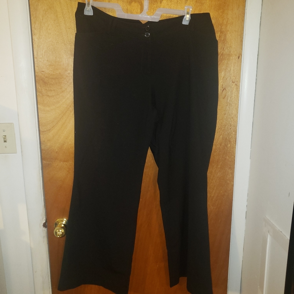 Women's Plus Size Lane Bryant Black Dress Pants